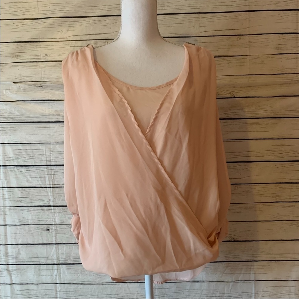 Indulge In Style Faux Wrap Blouse